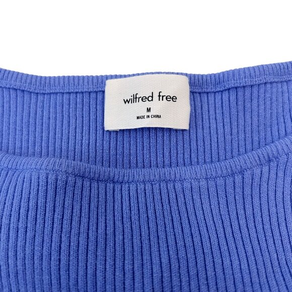 WILFRED ARITZIA Cut-out Knit Mini Dress Medium NWT - Picture 5 of 14